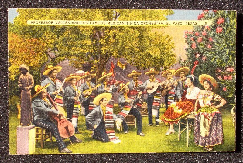 1940s Professor Valles Mexican Orchestra El Paso TX PC