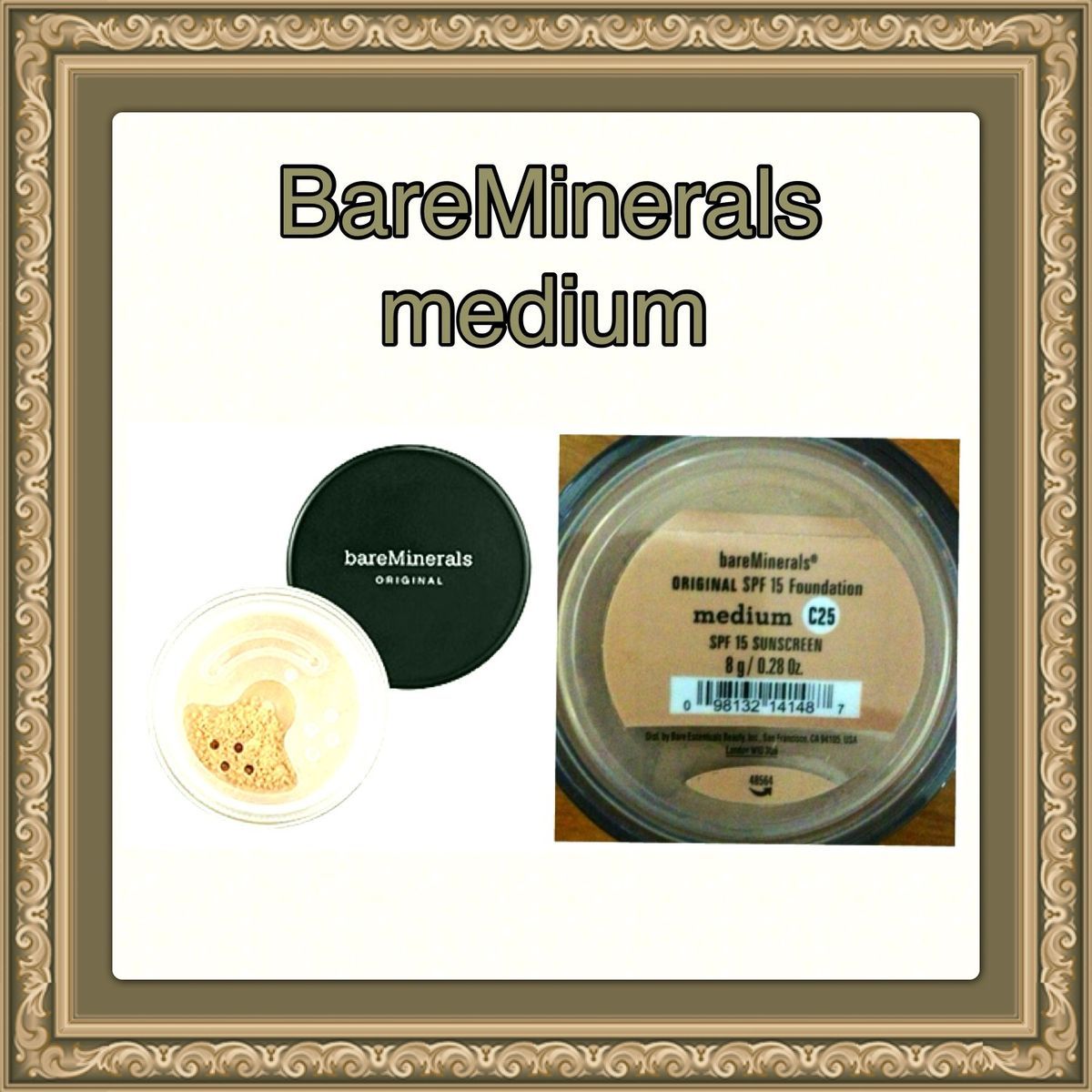 BareMinerals ORIGINAL MEDIUM Foundation 8g New FAST SHIPPING Bare 