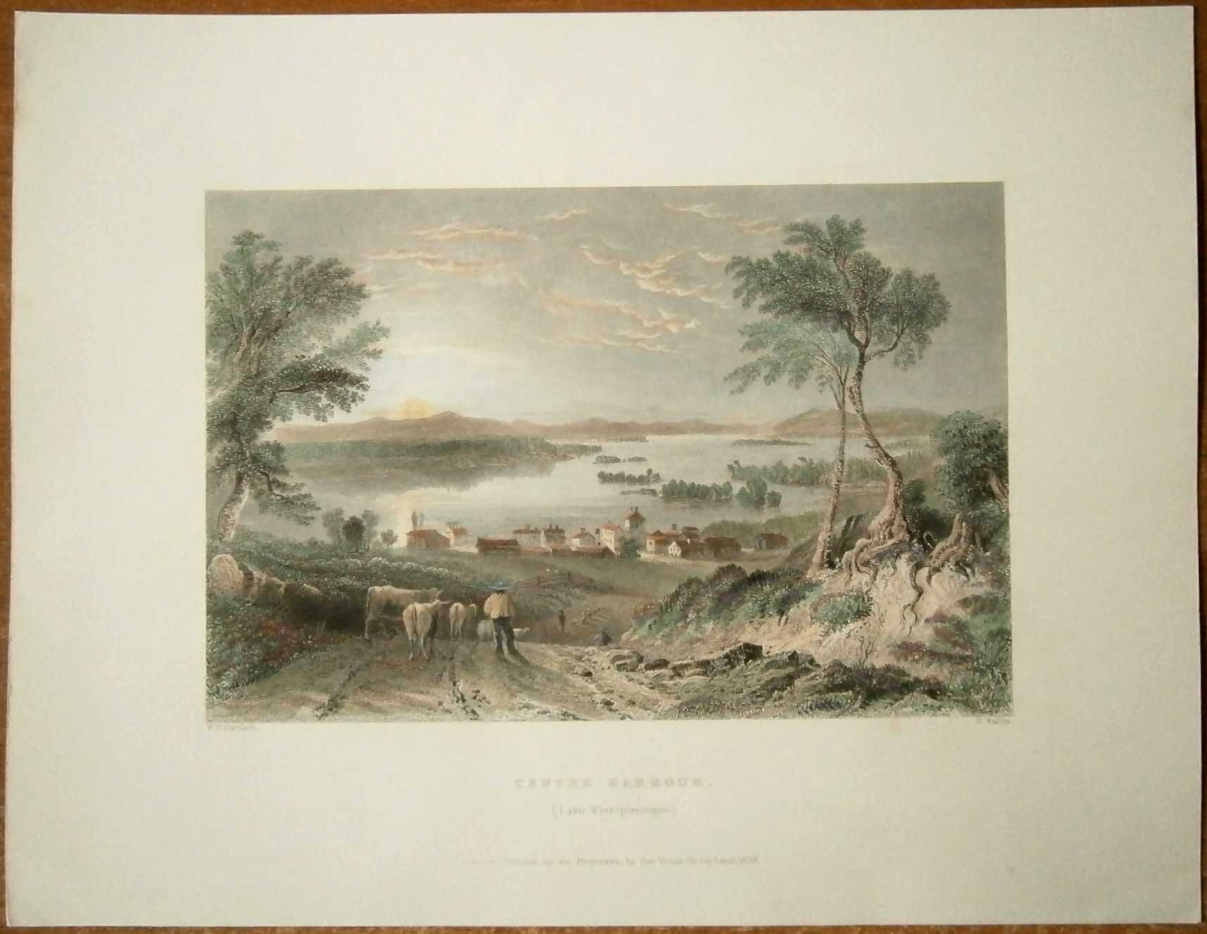 1839 Bartlett Print Center Harbor Lake Winnipesaukee New Hampshire 161 