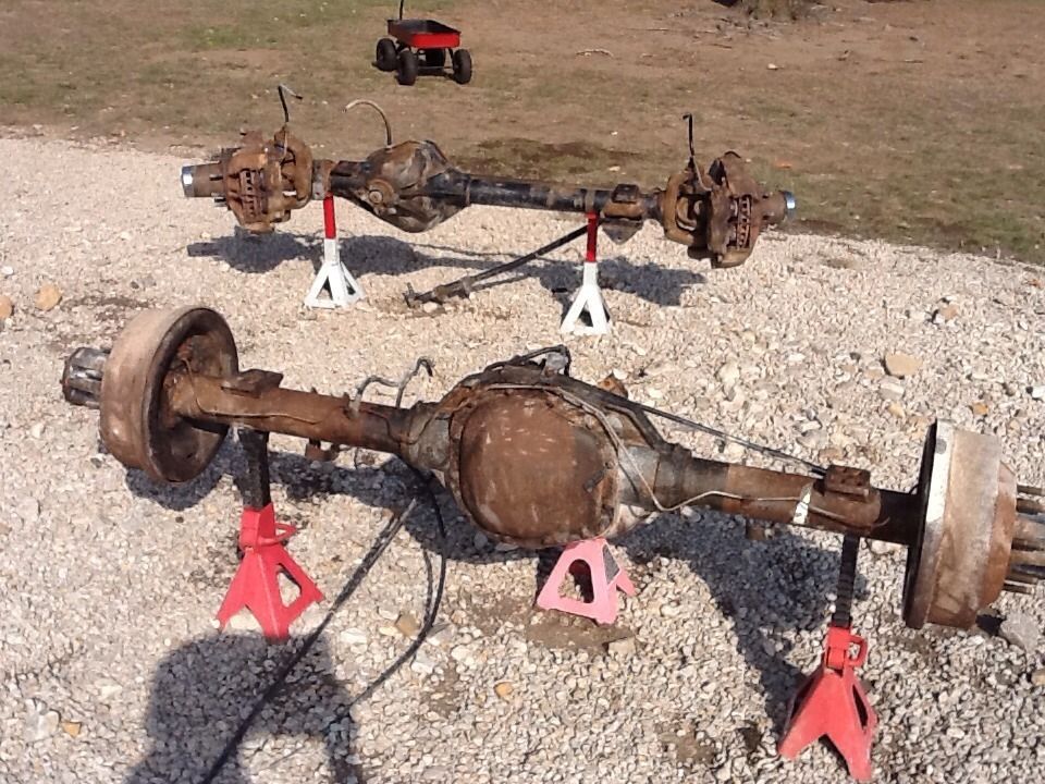 Dana 60 Axles 94 Ford F 350 Front and Rear Single Wheel