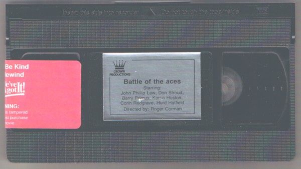 Von Richthofen and Brown Battle of The Aces 1971 Don Stroud VHS Red 