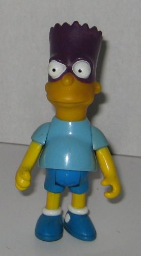 Bartman Bart Simpson 1990 Mattel Action Figure Simpsons Bart Man