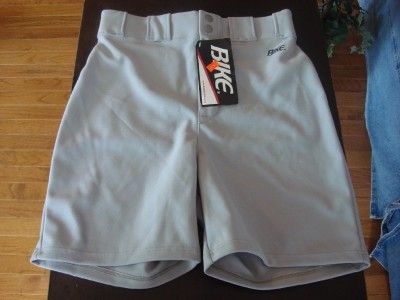 Bike Womens Baseball Softball Gray Large Shorts Size L B1002