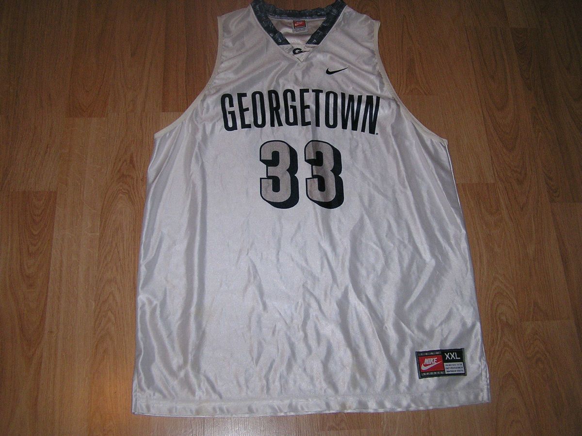   Hoyas Alonzo Mourning Official Basketball Jersey Adult Size XXL