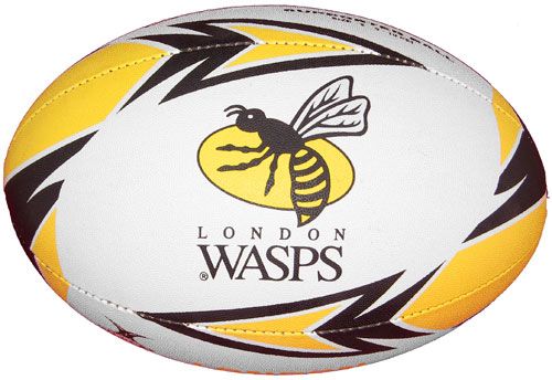 Gilbert London Wasps Rugby Ball Size 5 New