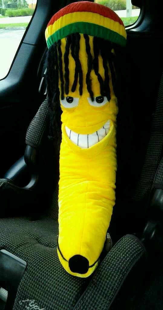 SO COOL 35 STUFFED ANIMAL PLUSH BANANA JAMAICAN RASTA Dreadlocks 