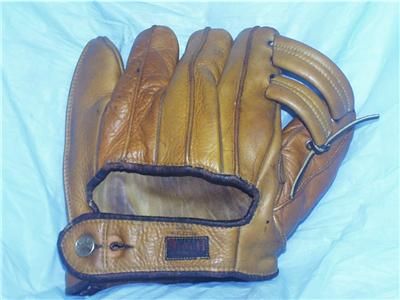 Vintage c1940 H Craft Hutch Split Finger Baseball Glove