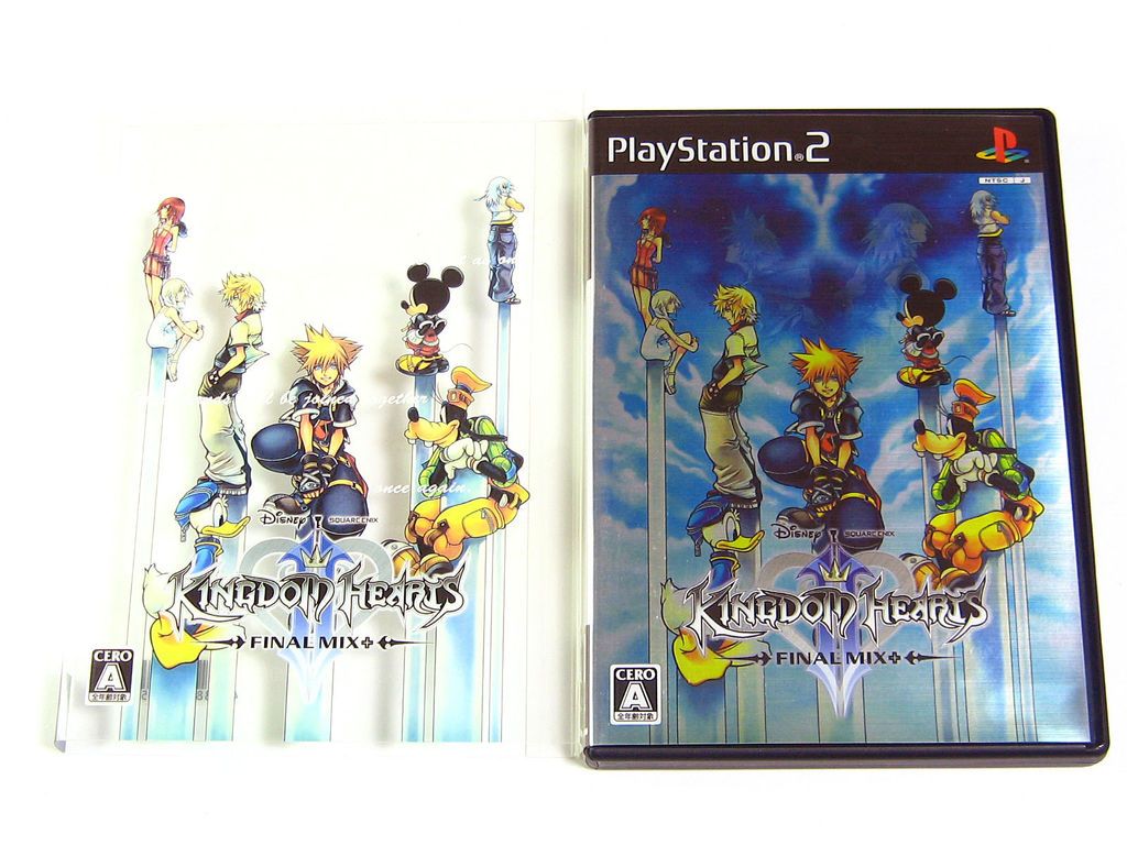 KINGDOM HEARTS II 2 FINAL MIX + LIMITED PS2 IMPORT JP JAPAN LE 