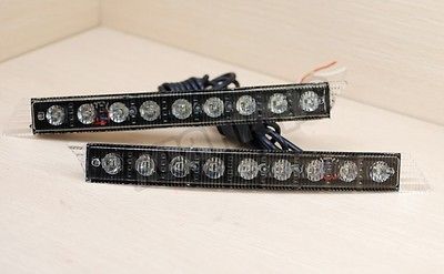 Newly listed 2 x 2005 2008 Audi A6 Q5 Q7 9 LED Daytime Running Lights 