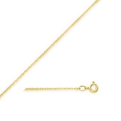 10K 22 Solid Yellow Gold Light Pendant Rope Chain Necklace with 