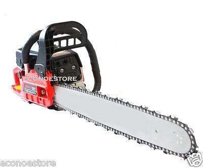 20 52cc gas chain saw chainsaw w aluminum crankcase time