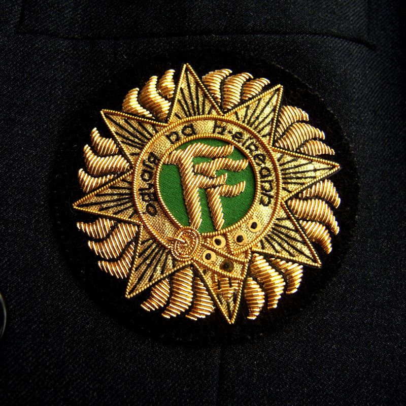 Irish Defence Forces IDF Embroidered Blazer Badge