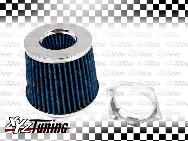 93 96 F150/Bronco 5.0L V8 Air Intake MAF Adapter+Filter (Fits Ranger)