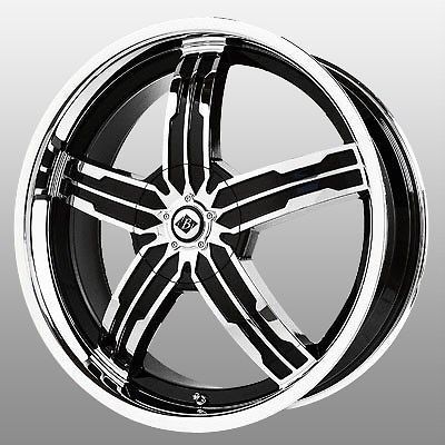 20 inch Black Ice Sigma Chrome Wheels Rims 5x4.5 3000GT Diamante 