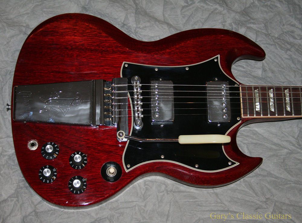 1968 gibson sg standard big guard gie0567 