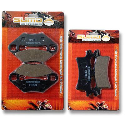 Polaris F+R Brake Pads Scrambler 500 (2005 2011) Sportsman HO/EFI (03 