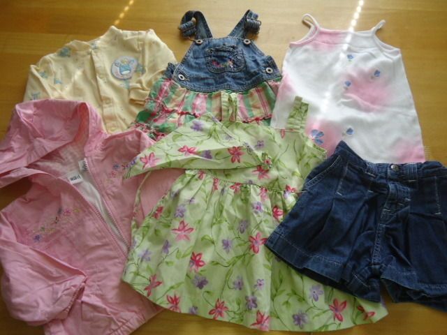 CUTE Girls SUMMER WHOLESALE CLOTHING LOT~ 12 mo Dresses Jacket Pjs 