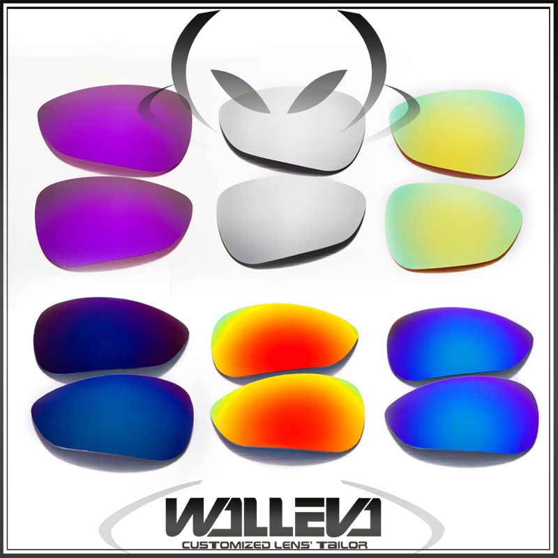 walleva polarized lenses 6 pairs for oakley crosshair time left