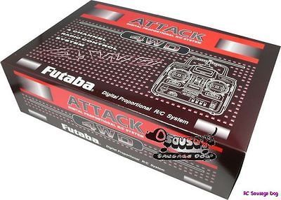 futaba 4vwd am 4 channel attack r c set for