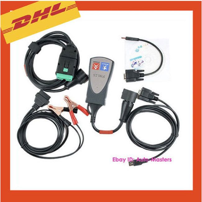 Lexia 3 Lexia3 V47 PP2000 V24 Citroen Peugeot diagnostic+30pin cable 