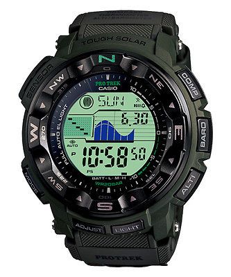 New Release CASIO 200m/660f PROTREK 3SENSOR COMPASS / ALTI SOLAR WATCH 