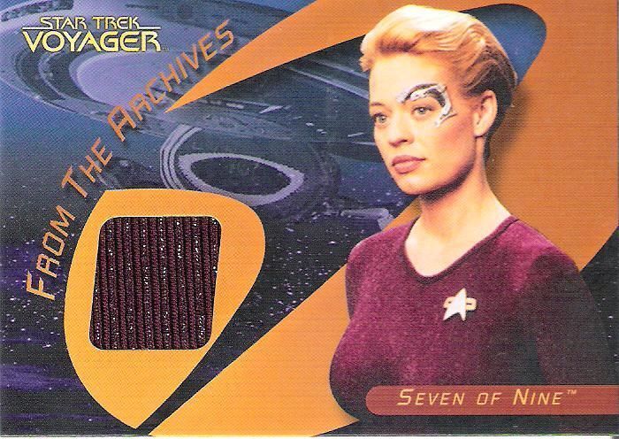 STAR TREK 40 VOYAGER ARCHIVES SEVEN OF NINE COSTUME CARD C25