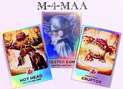 Choose Your TOPPS SKYLANDERS GIANTS LIMITED EDITION / FOIL / RAINBOW 