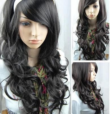 vogue black curl women s wig like real hair cap