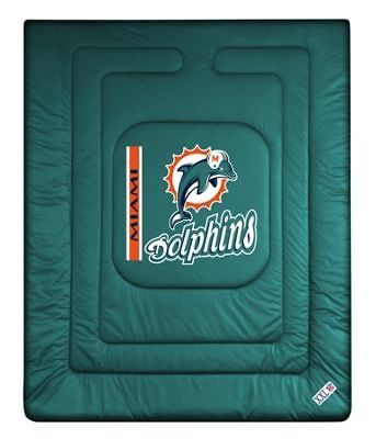 nfl miami dolphins lr 3 pc bed set c p