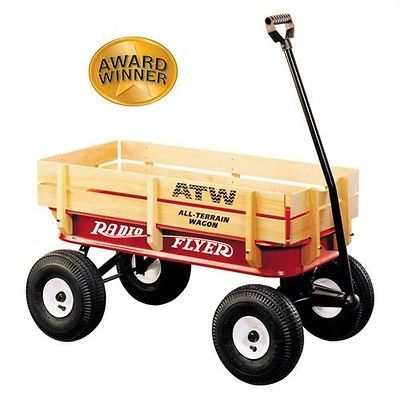 radio flyer all terrain steel wood wagon 32 time left