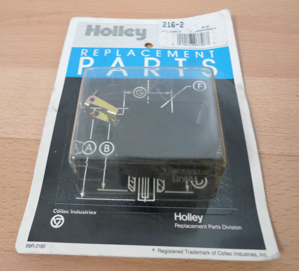 Holley 216 2 Carburetor Float 1969 1970 1971 Pontiac Chevrolet Checker 