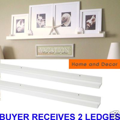 2new ikea ribba ledge picture photo display shelf white time