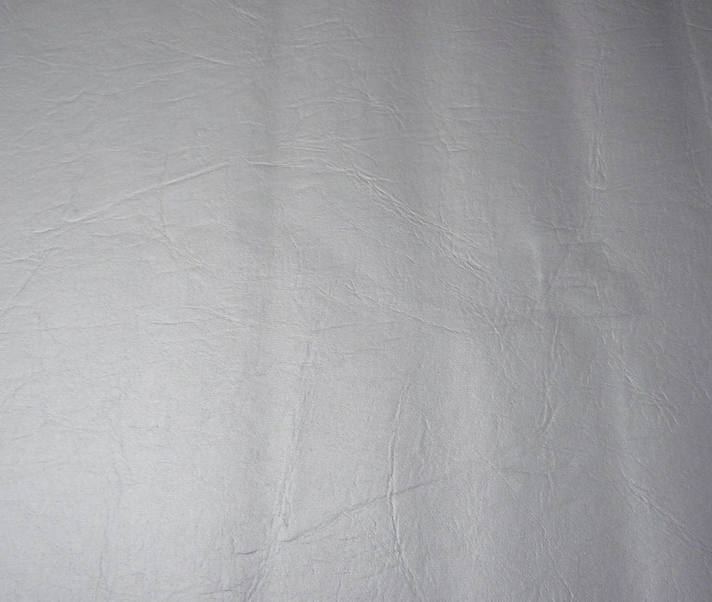 Synthetic Leather Vinyl Upholstery Fabric 54 Wide   Silver   Sold by 