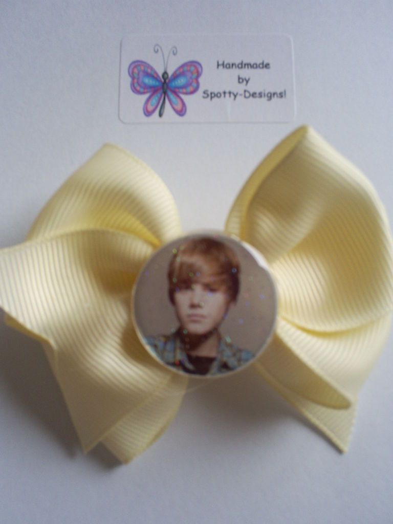 handmade justin bieber hair bow  4 42 