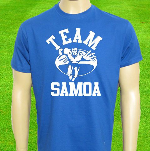 TEAM SAMOA WORLD RUGBY MENS T SHIRT GIFT TOP RW15