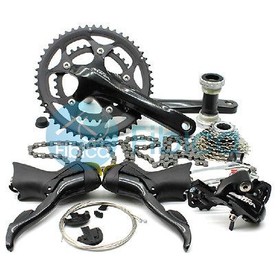   3550 9 speed road bike groupset group set black  328 45