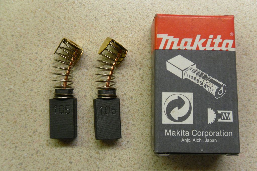 GENUINE MAKITA CB105 Brush Set for HR2010 HK1810 HMO810B HR2511 