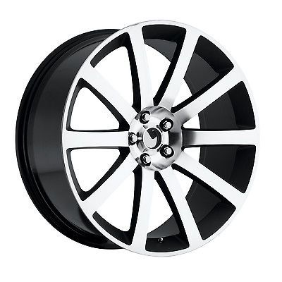 20 Chrysler 300C SRT8 Challenger Charger Magnum Wheels Rims Set Black 