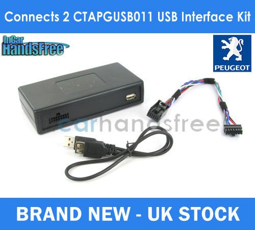   CTAPGUSB011   Peugeot 406 Coupe, 3008, 807, 407, USB Interface Kit