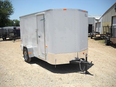 elite 6x10 6 x 10 enclosed utility v nose cargo