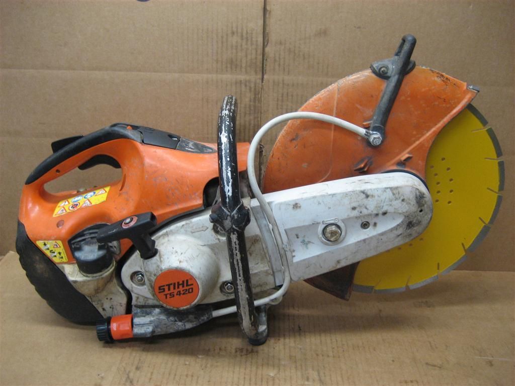 stihl ts420 67cc 4 4p cut off concrete 14 diamond