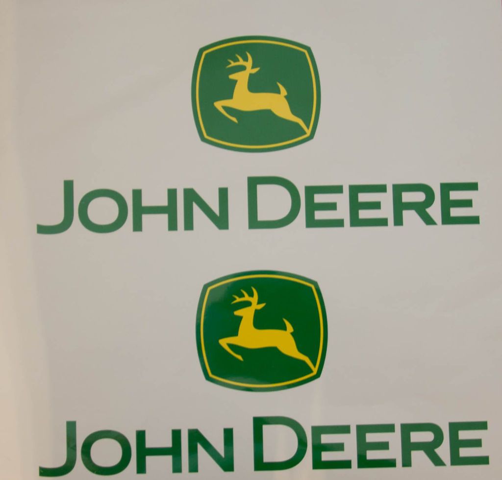 john deere decals 16  left $