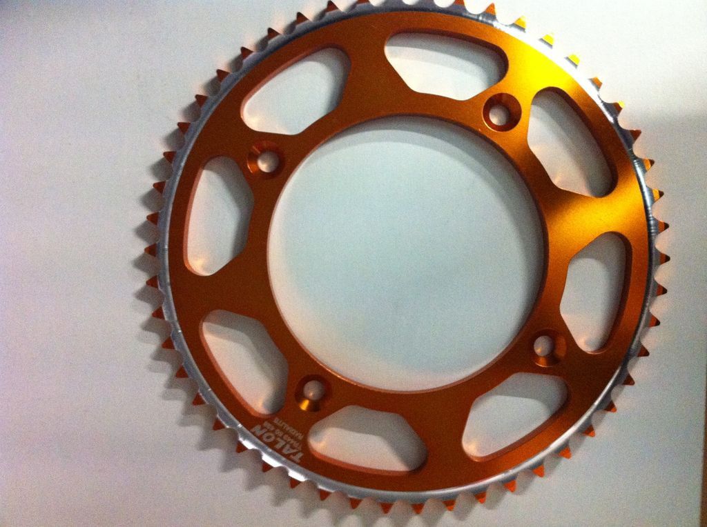 Talon Rear Sprocket 50T 428 KTM 85 SX BIG WHEEL SMALL WHEEL ORANGE