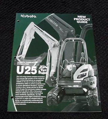 KUBOTA U25 U 25 ZERO TAIL SWING COMPACT EXCAVATOR NEW PRODUCT 