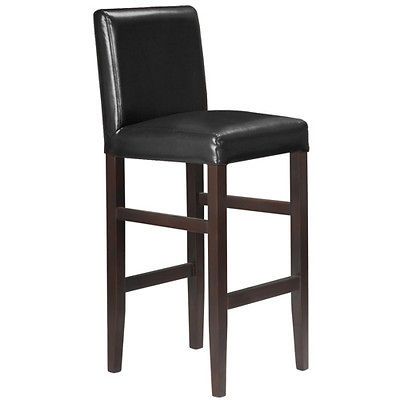 NEW MODERN WOOD/LEATHER BARSTOOL   30 CONTEMPORARY BAR/COUNTER STOOL 