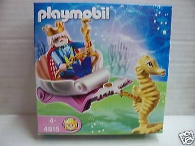 playmobil mermaids 4815 sea king carriage 3 mib 2008 from