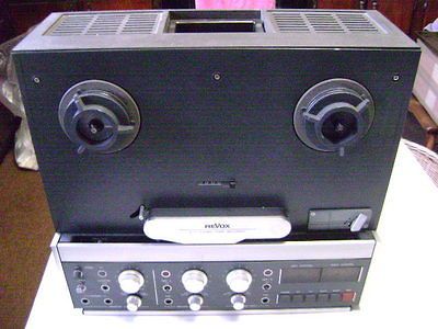 Revox B 77 1/2Trk 33/4ips. & 71/2ips. reel to reel tape Deck 100% 