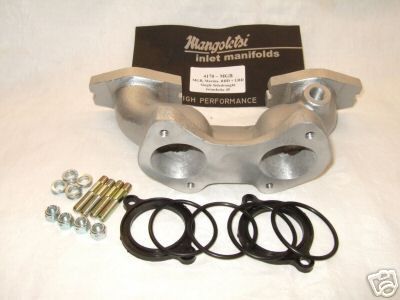 mgb inlet manifold mangoletsi 4170 single weber 45 dcoe time