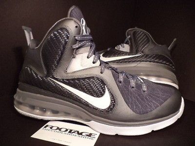 2012 Nike Air Max LEBRON JAMES IX 9 COOL GREY WHITE METALLIC SILVER 