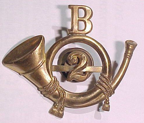 span am 8 inf regt f musician hat badge 1895